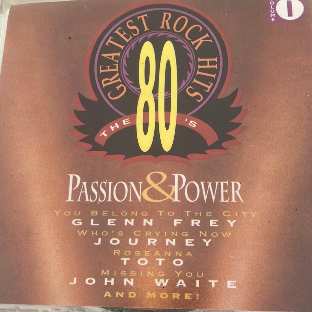 The 80’s passion and power cd